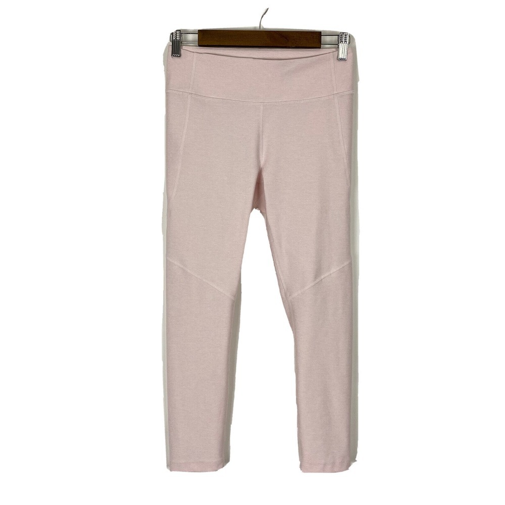 Outdoor Voices‎ Leggings Womens Size Medium Pink Warm Up Cropped Yoga Gym